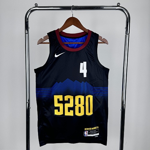 Denver Nuggets #4 City Edition 24 Season Basketball Jersey
