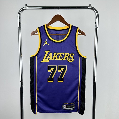 Los Angeles Lakers Luka Doncic #77 Jumpman 23 Season Basketball Jersey
