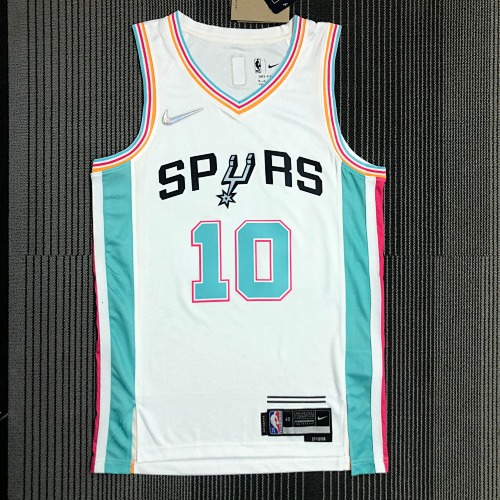 San Antonio Spurs DeMar DeRozan #10 City Edition 22 Season Basketball Jersey
