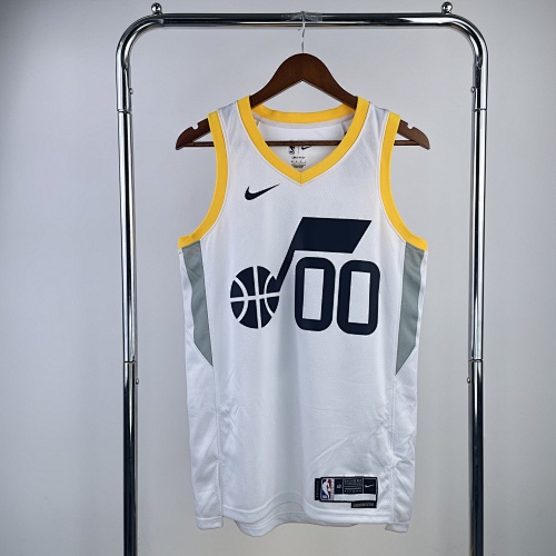 Utah Jazz #0 Home White 23 Season Basketball Jersey