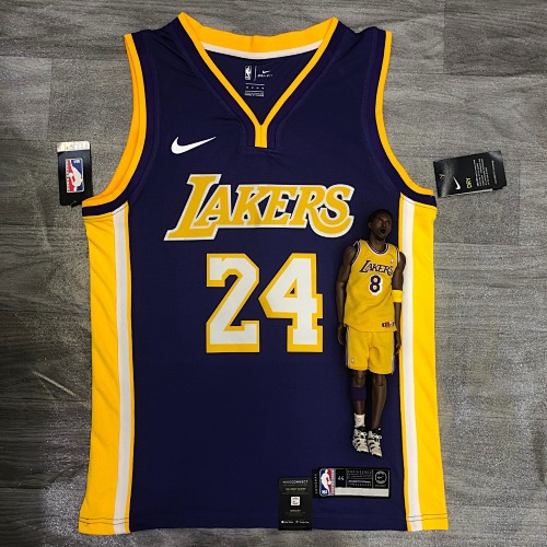 Los Angeles Lakers #24 Purple Basketball Jersey