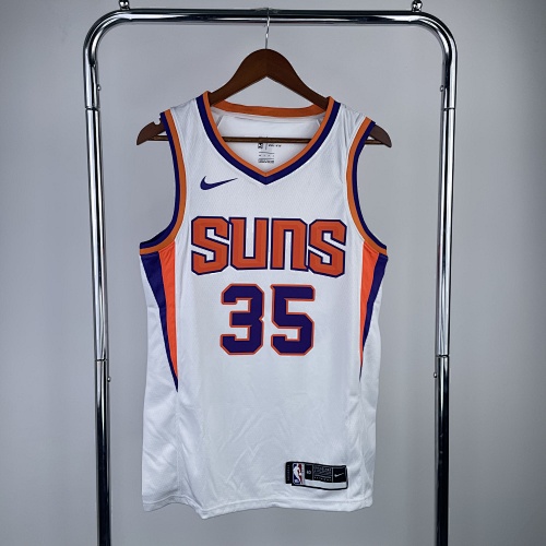 Phoenix Suns Kevin Durant #35 White Basketball Jersey