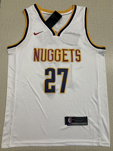 Denver Nuggets Fan Edition White Basketball Jersey