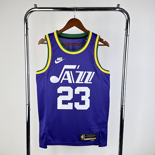 Utah Jazz #23 Retro Edition 24 Season Basketball Jersey