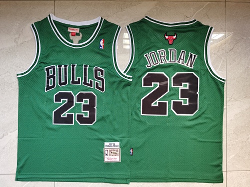 Chicago Bulls Green Basketball Jersey