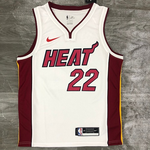 Miami Heat #22 White Basketball Jersey