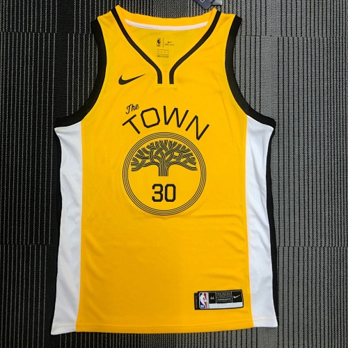Golden State Warriors Stephen Curry #30 18 Season Basketball Jersey