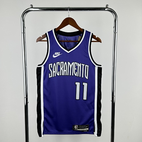 Sacramento Kings Domantas Sabonis #11 Retro Edition 25 Season Basketball Jersey