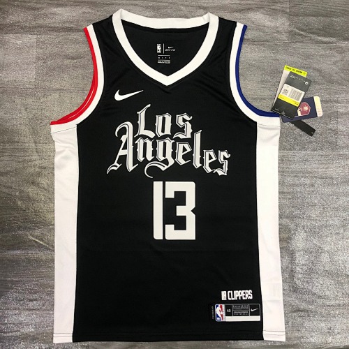 Los Angeles Clippers Chris Paul #13 City Edition Black 21 Season Basketball Jersey
