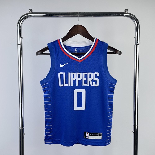 Los Angeles Clippers #0 Kids Basketball Jersey