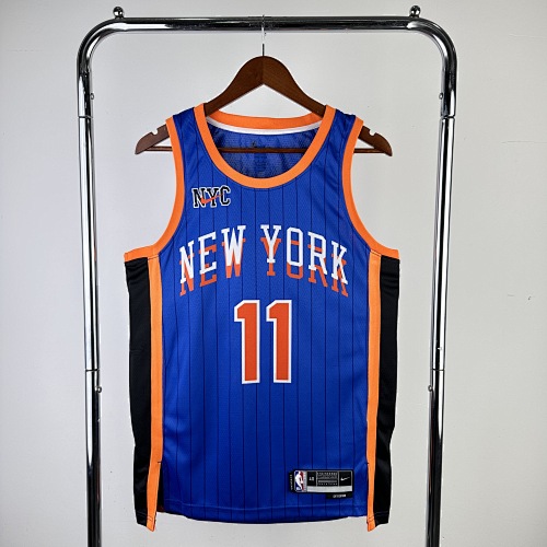 New York Knicks #11 City Edition 24 Season Basketball Jersey
