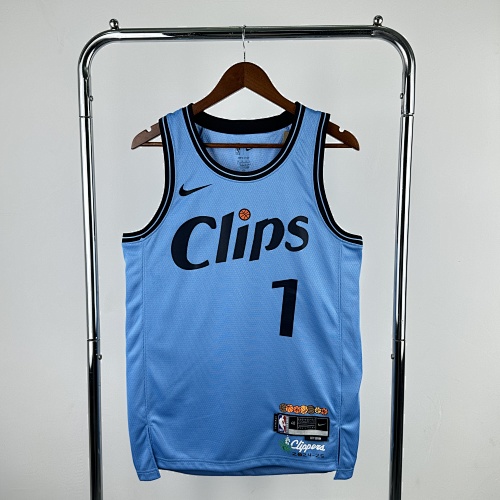 Los Angeles Clippers James Harden #1 City Edition 25 Season Basketball Jersey