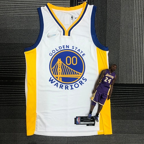 Golden State Warriors #0 White Basketball Jersey