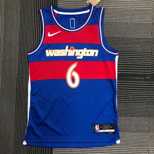 Washington Wizards #6 City Edition 22 Season Basketball Jersey