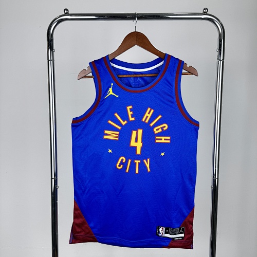 Denver Nuggets #4 Jumpman 23 Season Basketball Jersey