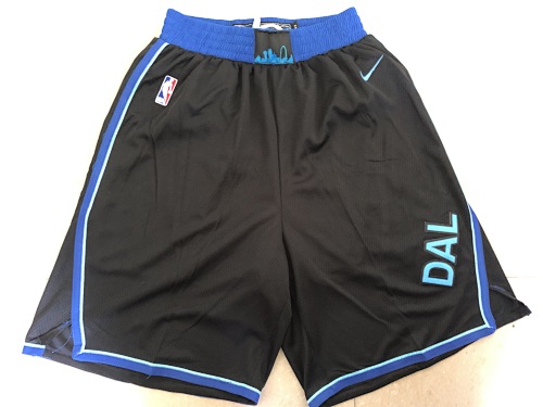 Dallas Mavericks City Edition Black Shorts