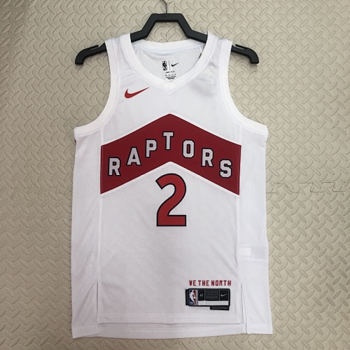Toronto Raptors #2 Home White 23 Season Basketball Jersey