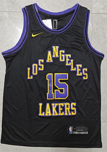 Los Angeles Lakers City Edition Black Basketball Jersey