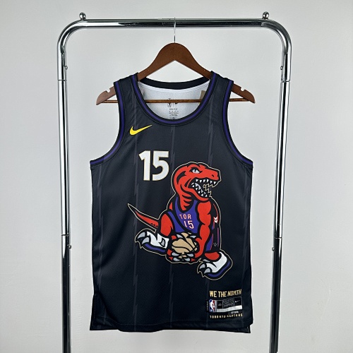 Toronto Raptors #15 City Edition 25 Season Basketball Jersey