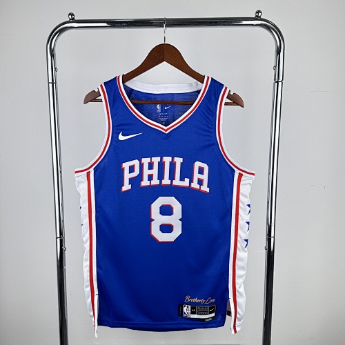 Philadelphia 76ers #8 Away 23 Season Basketball Jersey