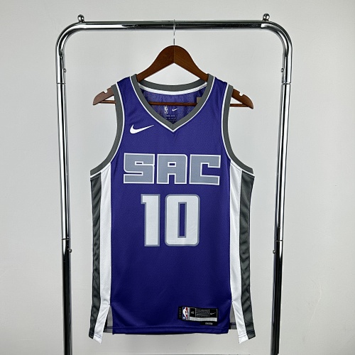 Sacramento Kings DeMar DeRozan #10 Away Purple 23 Season Basketball Jersey