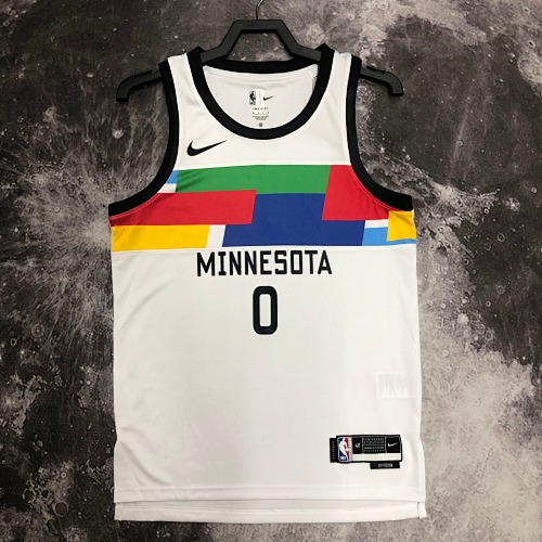 Minnesota Timberwolves #0 City Edition 23 Season Basketball Jersey