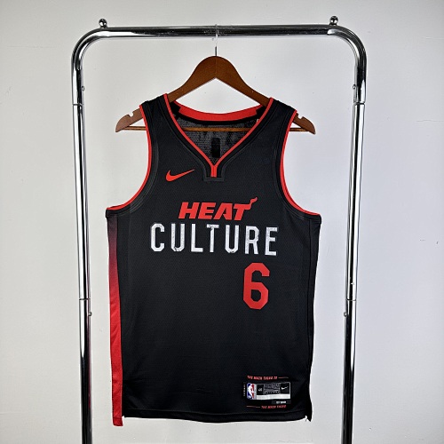 Miami Heat LeBron James #6 City Edition Basketball Jersey