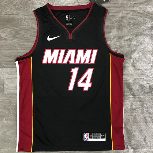 Miami Heat #14 Black Basketball Jersey