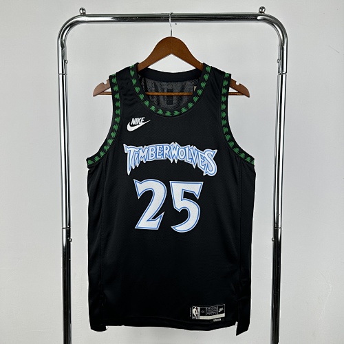 Minnesota Timberwolves Derrick Rose #25 Retro Edition 26 Season Basketball Jersey