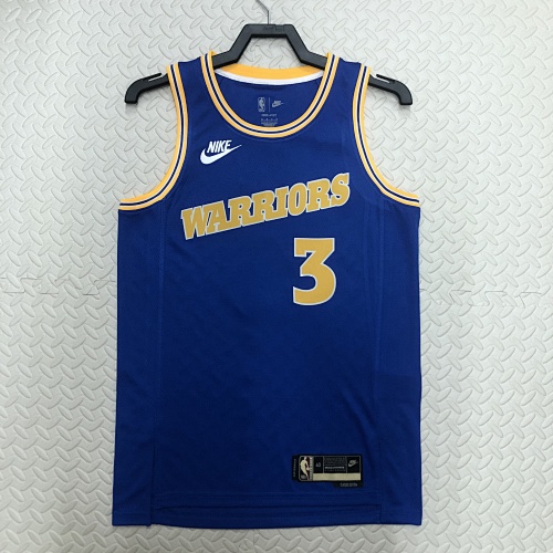 Golden State Warriors #3 Retro Edition 23 Season Basketball Jersey