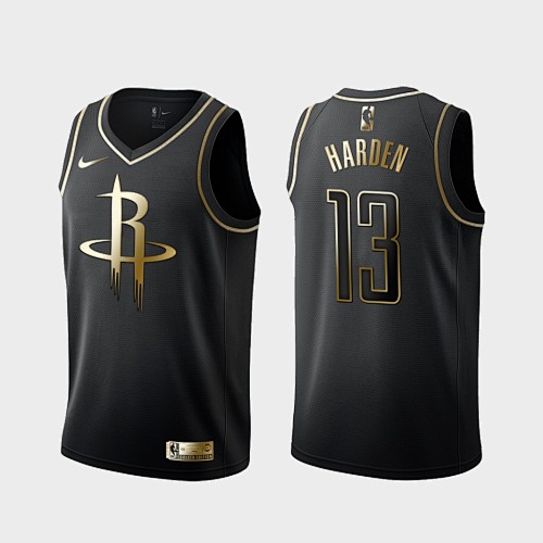 Houston Rockets James Harden Fan Edition Yellow Basketball Jersey
