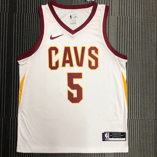 Cleveland Cavaliers #5 White Basketball Jersey