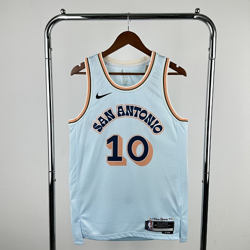 San Antonio Spurs #10 City Edition 25 Season Basketball Jersey
