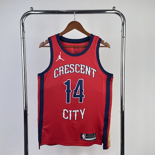 New Orleans Pelicans Brandon Ingram #14 Limited Edition Jumpman 24 Season Basketball Jersey