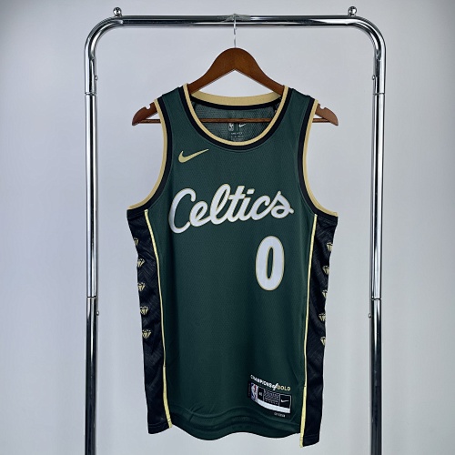 Boston Celtics Jayson Tatum #0 City Edition 23 Season Basketball Jersey