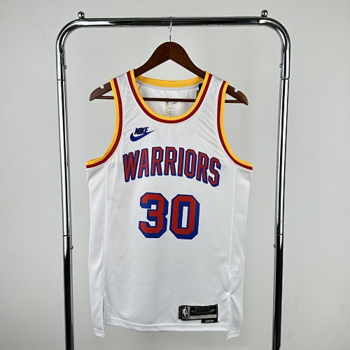 Golden State Warriors Stephen Curry #30 Retro Edition 25 Season Basketball Jersey