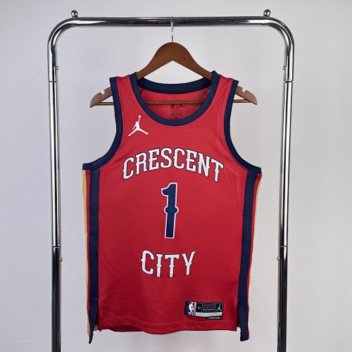 New Orleans Pelicans Jalen Williams #1 Limited Edition Jumpman 24 Season Basketball Jersey