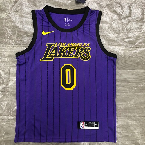 Los Angeles Lakers #0 Limited Edition Purple 18 Season Basketball Jersey