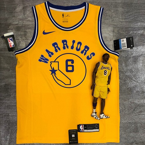 Golden State Warriors #6 Yellow Socks