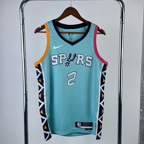 San Antonio Spurs #2 City Edition 23 Season Basketball Jersey