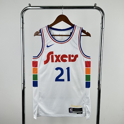 Philadelphia 76ers Joel Embiid #21 City Edition 25 Season Basketball Jersey