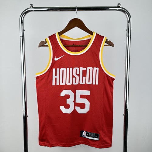 Houston Rockets Kevin Durant #35 Retro Edition Red Basketball Jersey