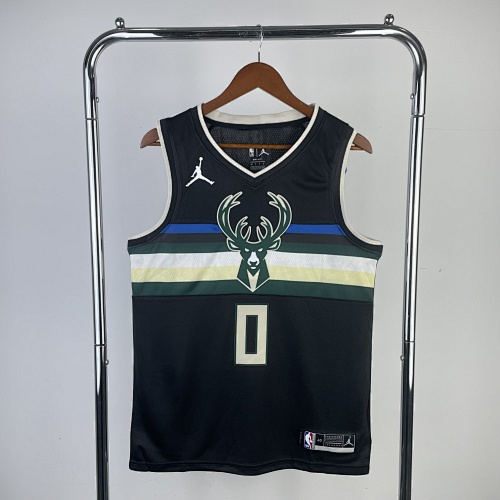 Milwaukee Bucks Damian Lillard #0 Limited Edition Jumpman 21 Season Basketball Jersey