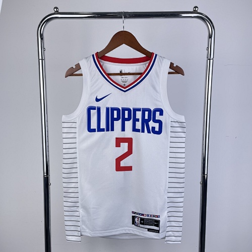 Los Angeles Clippers #2 Home White 23 Season Basketball Jersey