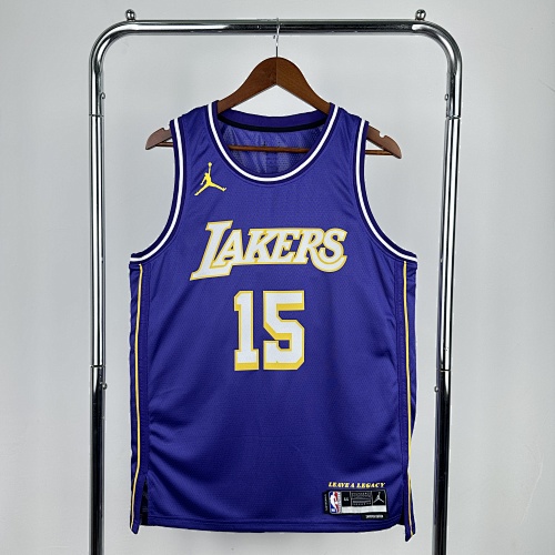 Los Angeles Lakers #15 Limited Edition Jumpman 26 Season Basketball Jersey