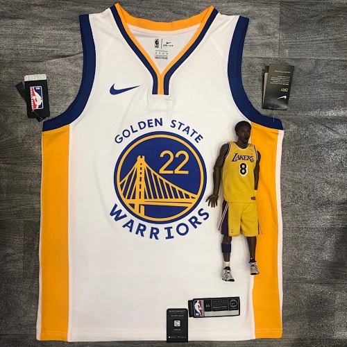Golden State Warriors #22 White 20 Season Basketball Jersey