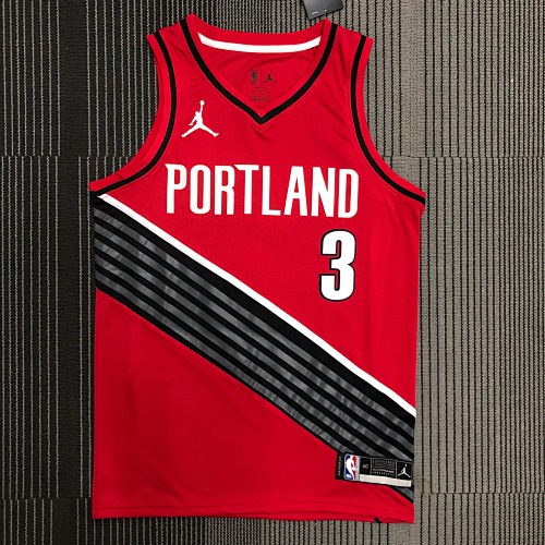 Portland Trail Blazers Red Basketball Jersey