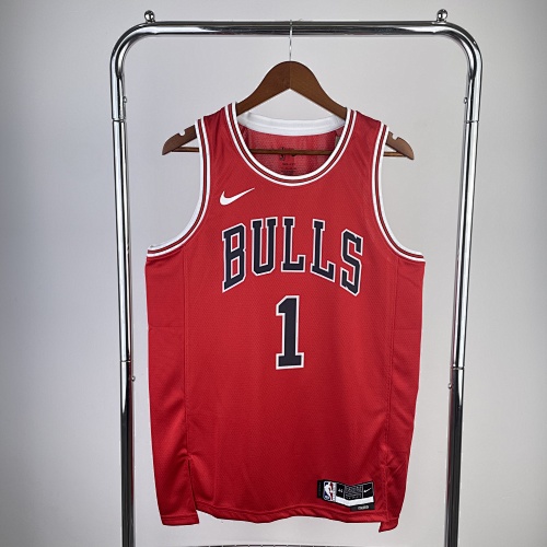Chicago Bulls Derrick Rose #1 Red 23 Season Basketball Jersey