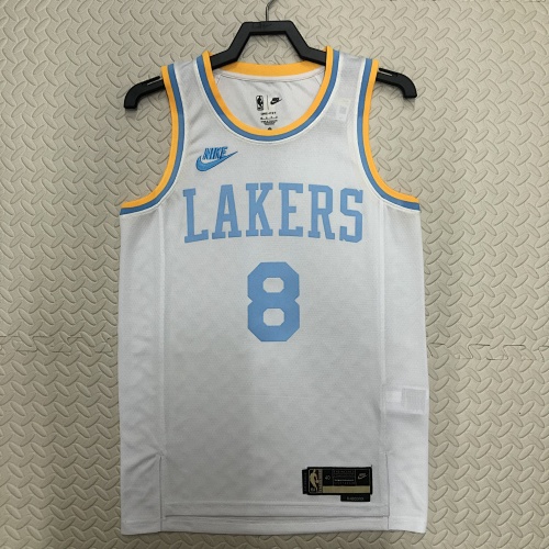 Los Angeles Lakers #8 Retro Edition 23 Season Basketball Jersey