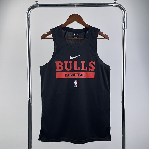 Chicago Bulls Player Edition Training Black 23 Season Training Tank Top